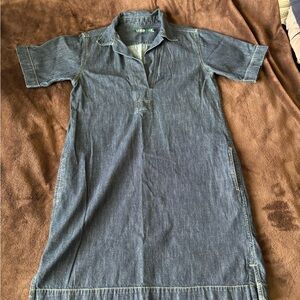 Denim Short Sleeve Dress